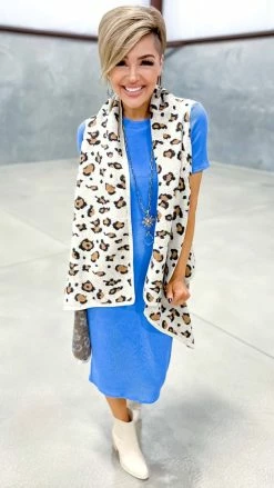 The ZigZag Stripe DRESSES Blue Embracing Us Dress