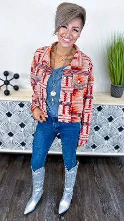 The ZigZag Stripe TOPS & TUNICS Blue Glam Gal Tank