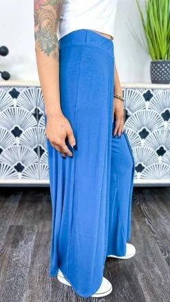 The ZigZag Stripe Blue Gorgeous Day Pants [NO RETURNS]