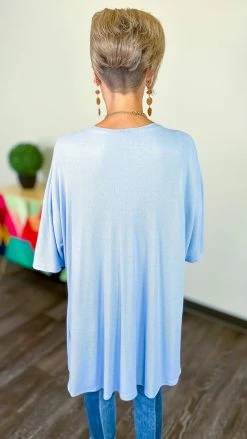 The ZigZag Stripe Blue Gravitating Love Cardigan OUTERWEAR