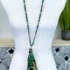 Your Fashion Wholesale ACCESSORIES Blue Green Arrowhead Necklace