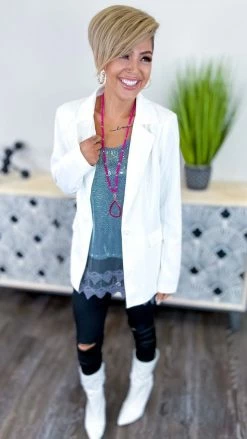 Origami Blue Joyful Glow Tank