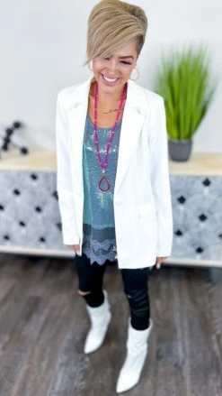 Origami Blue Joyful Glow Tank