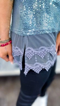 Origami Blue Joyful Glow Tank