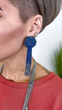 JOIA Trading Blue Juliette Earrings ACCESSORIES