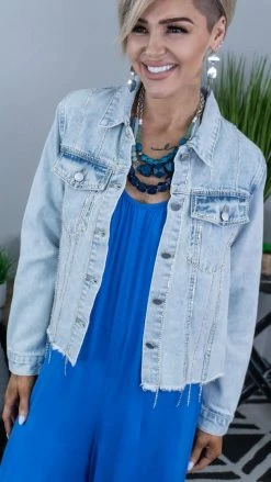 The ZigZag Stripe Blue Modern Style Jumpsuit [NO RETURNS] JUMPSUITS & ROMPERS