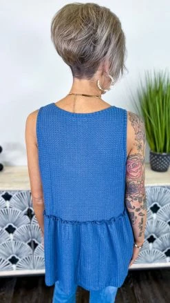 Umgee Blue Savor The Sunshine Tank