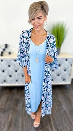 The ZigZag Stripe Blue Sought After Dress [NO RETURNS]