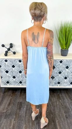 The ZigZag Stripe Blue Sought After Dress [NO RETURNS]