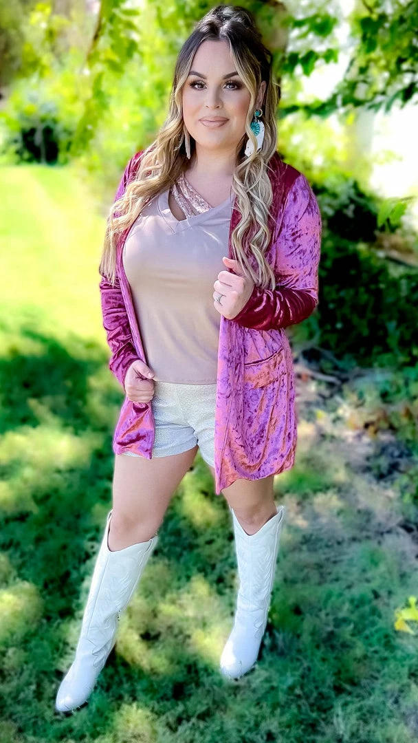 The ZigZag Stripe BOTTOMS Blush Flirty Impression Shorts