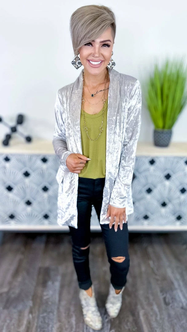 The ZigZag Stripe OUTERWEAR Bone Chic Status Blazer