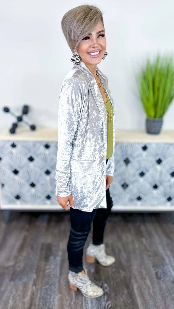 The ZigZag Stripe OUTERWEAR Bone Chic Status Blazer