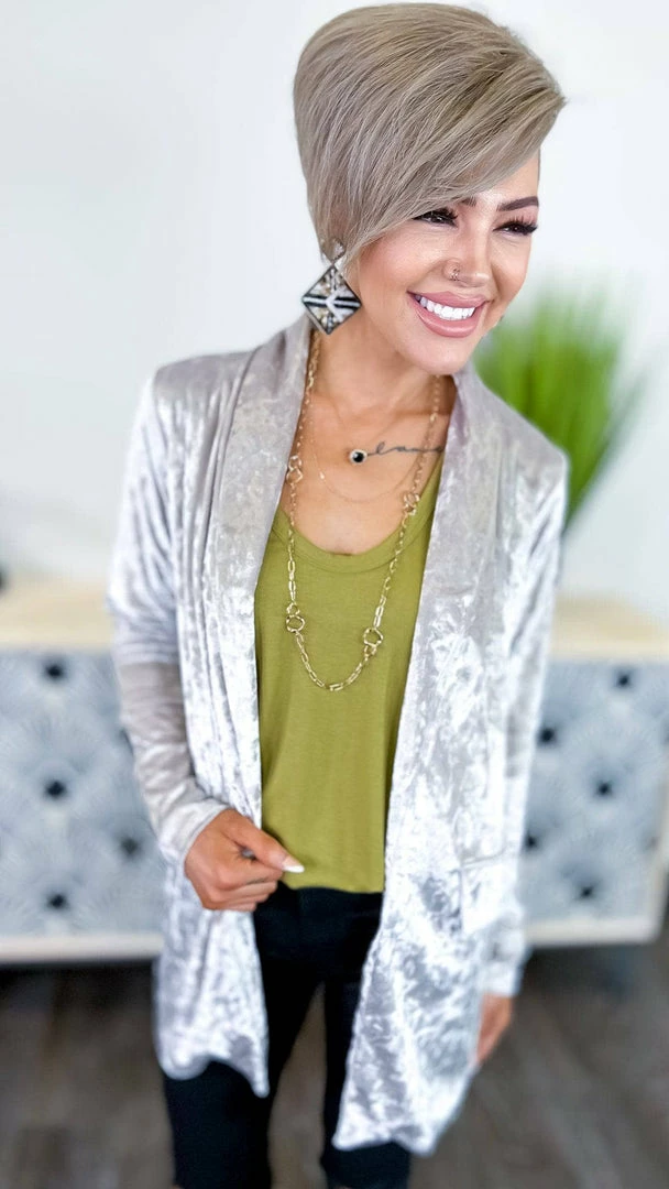 The ZigZag Stripe OUTERWEAR Bone Chic Status Blazer