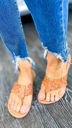 Miami Shoe Braided Lexi Flip Flops