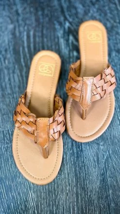 Miami Shoe Braided Lexi Flip Flops