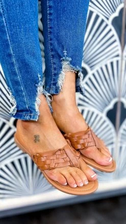 Miami Shoe Braided Lexi Flip Flops
