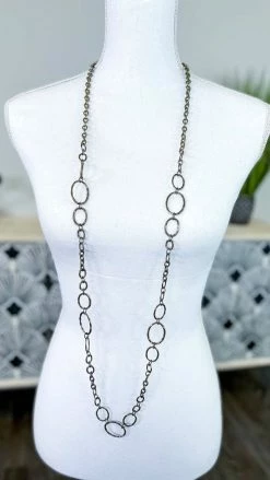 Lost & Found Brass Loreli Chain Necklace ACCESSORIES