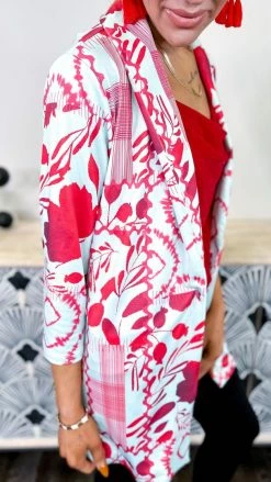 The ZigZag Stripe Breathless Beauty Blazer OUTERWEAR