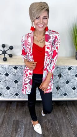 The ZigZag Stripe Breathless Beauty Blazer OUTERWEAR