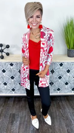 The ZigZag Stripe Breathless Beauty Blazer OUTERWEAR