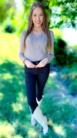 Zenana Brown Best In Basic Top