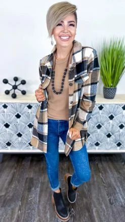 The ZigZag Stripe TOPS & TUNICS Brown Brag About You Tank