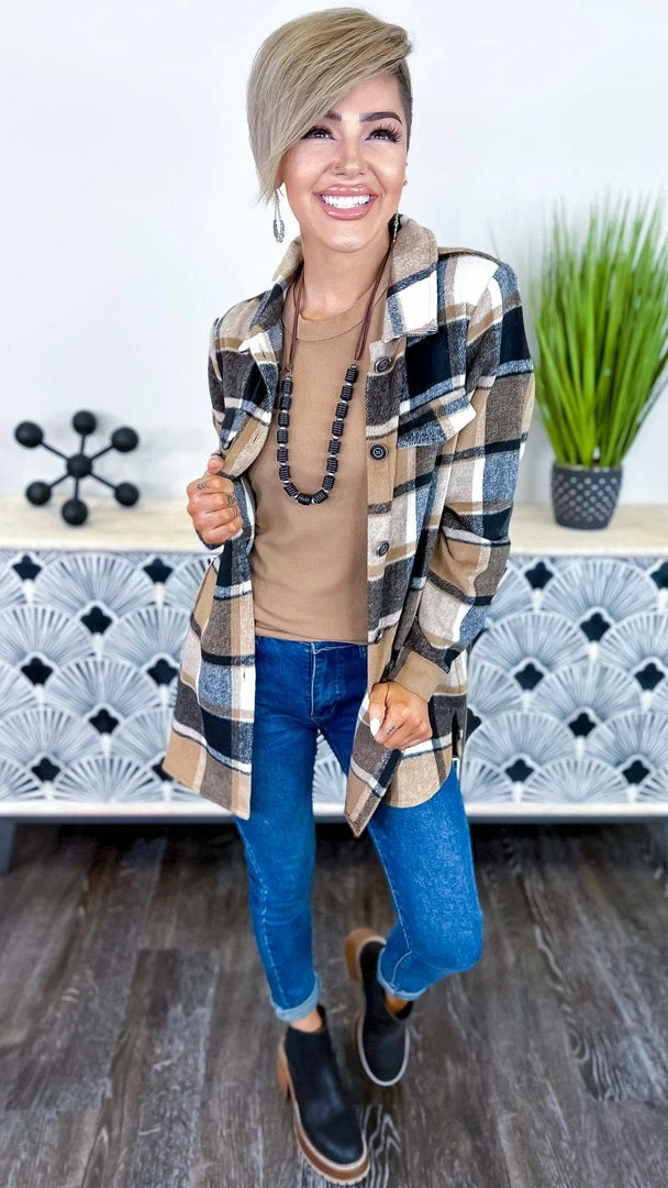 The ZigZag Stripe TOPS & TUNICS Brown Brag About You Tank