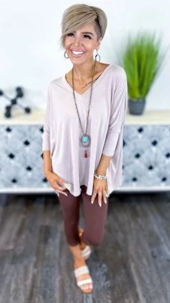 The ZigZag Stripe BOTTOMS Brown Cropped Elite Leggings