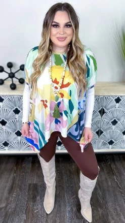 The ZigZag Stripe Brown Elite Leggings BOTTOMS