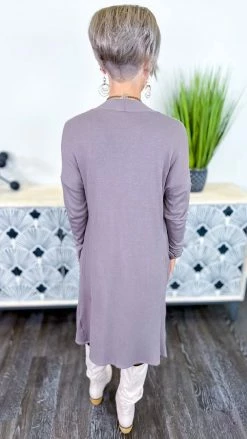 The ZigZag Stripe OUTERWEAR Brown Making Promises Cardigan