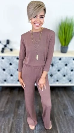 The ZigZag Stripe Brown Morning Errands Set MATCHING SETS