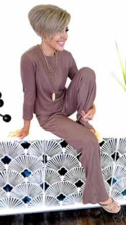 The ZigZag Stripe Brown Morning Errands Set MATCHING SETS