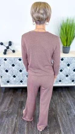 The ZigZag Stripe Brown Morning Errands Set MATCHING SETS