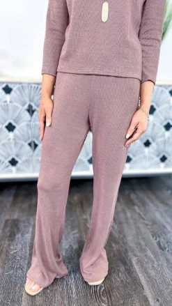 The ZigZag Stripe Brown Morning Errands Set MATCHING SETS