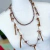 Lost & Found ACCESSORIES Brown Nicki Necklace