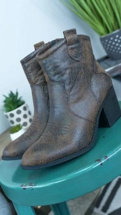 Chinese Laundry Brown Unite Booties