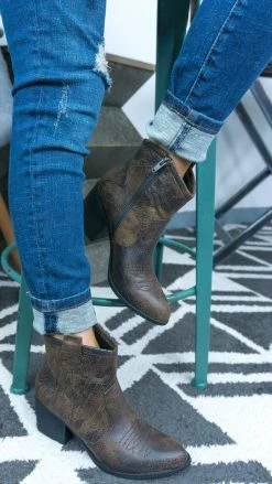 Chinese Laundry Brown Unite Booties