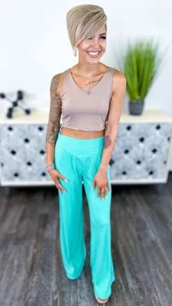 The ZigZag Stripe Brown V-Neck Crop Brami Bramis