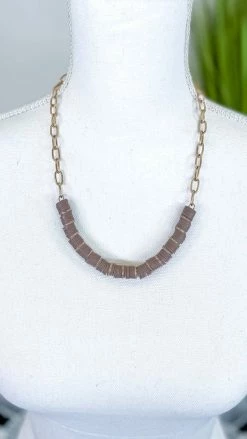 JOIA Trading ACCESSORIES Brown Vivie Necklace