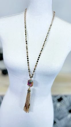 Southern Grace Brown Watch The Sunset Necklace