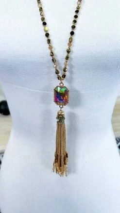 Southern Grace Brown Watch The Sunset Necklace