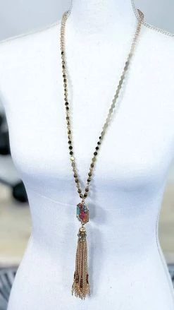 Southern Grace Brown Watch The Sunset Necklace