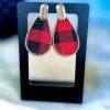 Southern Grace Buffalo Plaid Like A Lady Earrings ACCESSORIES
