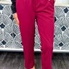 The ZigZag Stripe Burgundy Higher Standards Pants
