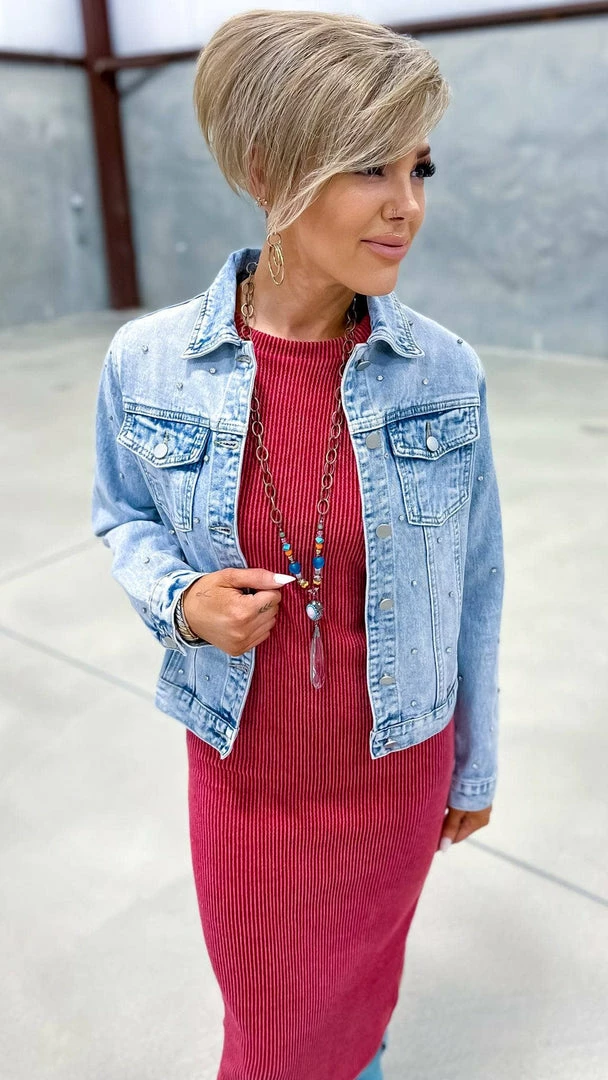 The ZigZag Stripe Burgundy Romantic Nights Dress DRESSES