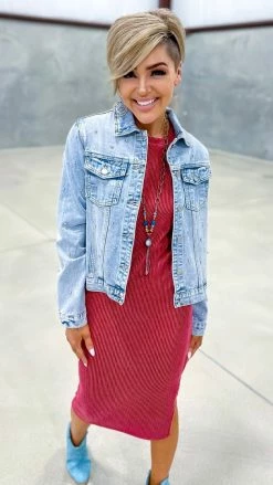 The ZigZag Stripe Burgundy Romantic Nights Dress DRESSES