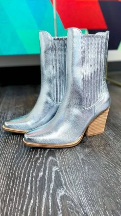 Chinese Laundry Cali Metallic Booties