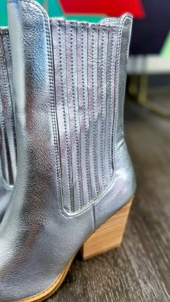 Chinese Laundry Cali Metallic Booties