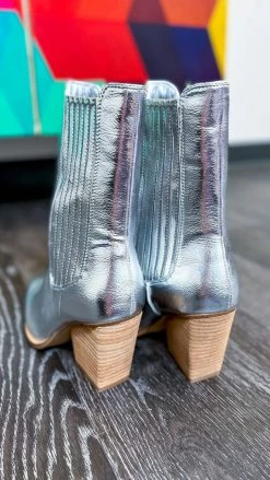 Chinese Laundry Cali Metallic Booties