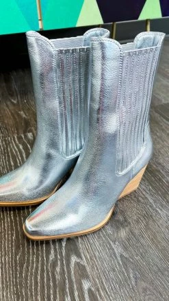 Chinese Laundry Cali Metallic Booties